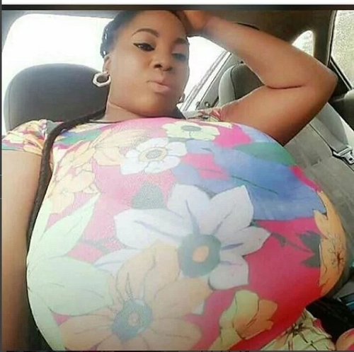 Nigerian Lady’s Blessed with A Gigantic Boobs Cause Stir On Instagram [Photos]