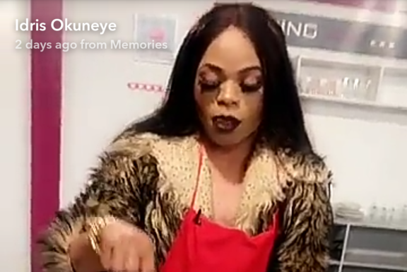 Photos Of How Bobrisky Represented Nigeria For A Cooking Show In Ghana