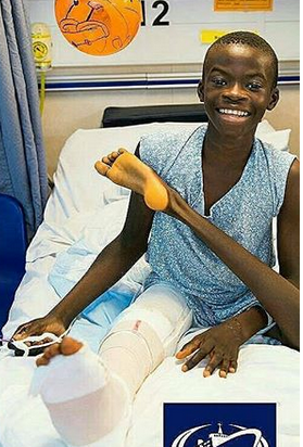 12-Year-Old Boy Full Of Joy After Undergoing Successful Surgery To Correct His Backward Facing Legs