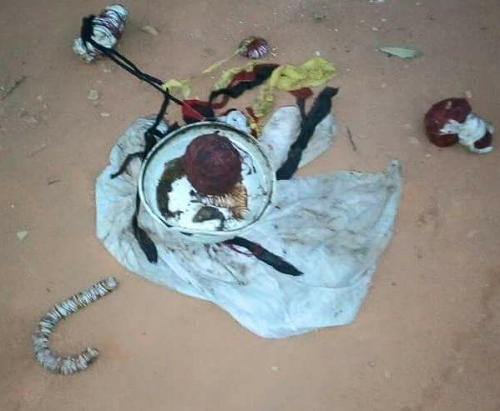 #AnambraDecides2017: "Vote And Die" As Charms/Juju Spotted At  A Pooling Unit [Photos]