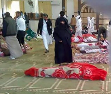 Tears!!!!235 Bodies Recovered from Sufi Mosque, Egypt After Attack [Photos]