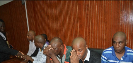 See What Unconcerned Billionaire Kidnapper, Evans, Was Spotted Doing In Court Today [Photos]