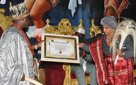 Imo Traditional Leaders Confer Chieftaincy Title On Liberian President, Sirleaf