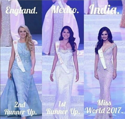 Miss India, Manushi Chhillar Is The New Miss World, 2017 [Photos]