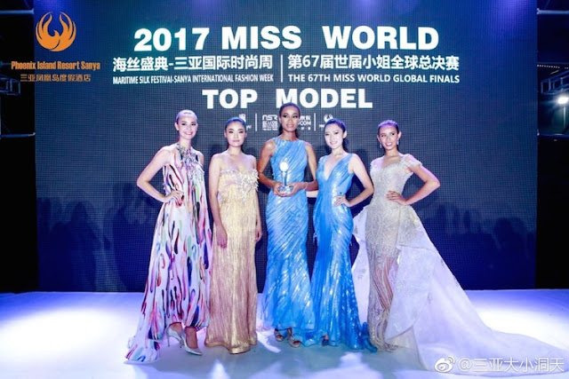 History Made As Miss Nigeria Wins Top Model At Miss World 2017; Advances To Top 40 [Photos]