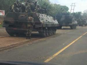 BREAKING!!! President Mugabe is under army siege at his blue roof residence in Harare [Happening Now]