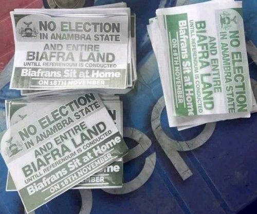 Tension Coming From Aba As Army Arrests Ipob Members With Anti-Election Flyers