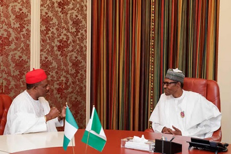 Photos: Governor Obiano Visits President Buhari