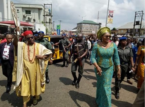 Obiano Embarks On Victory Road March With Keke To Thank Ndi Anambra [Photos]