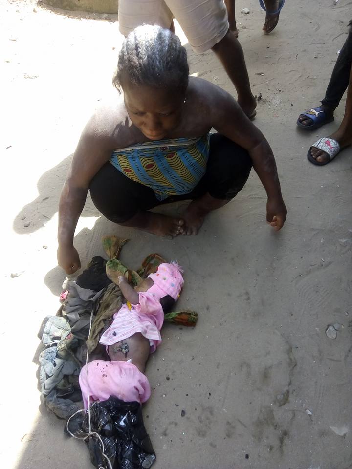 Oh No!!!Physically Challenged Girl Kills Her Child Shortly After Delivery In Delta State [Photos]