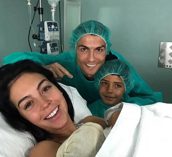 Cristiano Ronaldo And Girlfriend Welcome His 4th Child [Photo]
