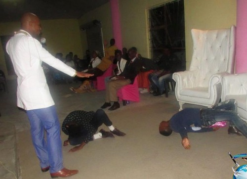 South African Pastors Who Gives Members Snakes to Eat, Ask Them to Eat Live Cockroach As Well [Photos]
