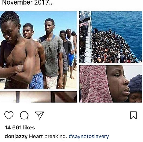 Finally, Nigerian celebrities speak up against the ongoing Slave trade in Libya