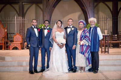 Wole Soyinka Attends Sons’ Wedding In Atlanta Months After Promising To Destroy His U.S Green Card [Photos]