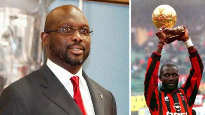 Ex-Footballer George Weah, presents with Certificate of Return and to Be Sworn in January 22