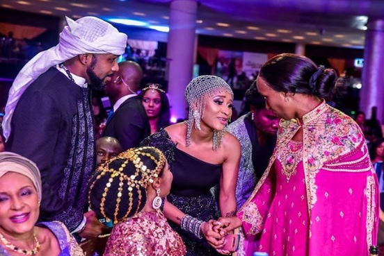 Adesua Etomi Looked Star-Struck And Very Humble As She Meets VP Osinbajo’s Wife [Photos]