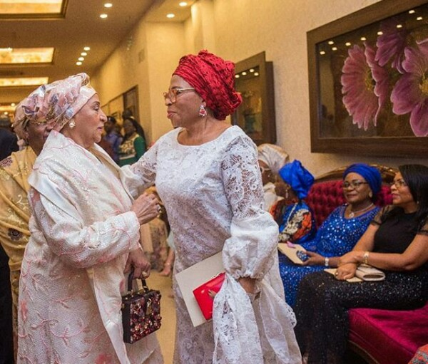 Aisha Buhari, Maryam Abacha, Other Top Dignitaries, Attend Bukola Saraki’s Daughter’s Mother’s Night Ceremony [Photos]
