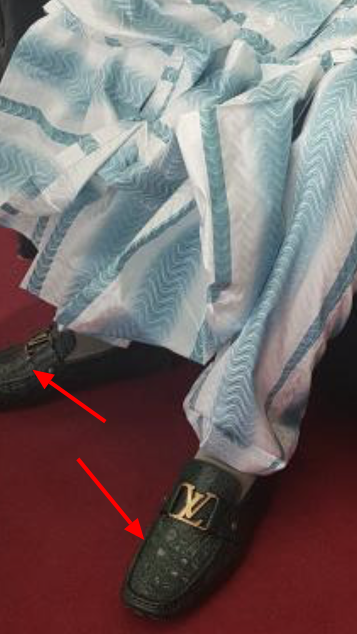 Atiku Abubakar's Wore Louis Vuitton Shoes To People's Democratic Party National Convention [Photos]