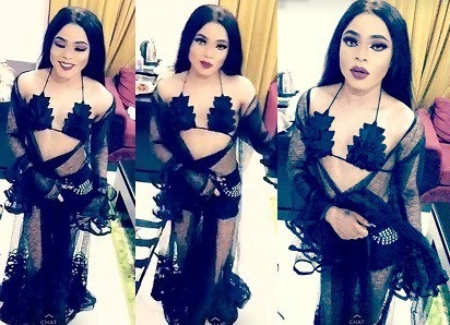 What Is He Hiding; Nigerian Transgender, Bobrisky Rocks Bikini for A Pool Party