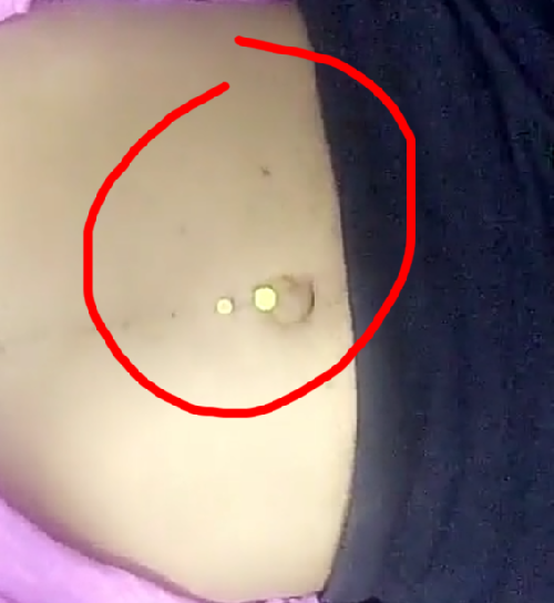 Bobrisky Gets A Belly Button Ring [Photos]