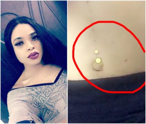 Bobrisky Gets A Belly Button Ring [Photos]