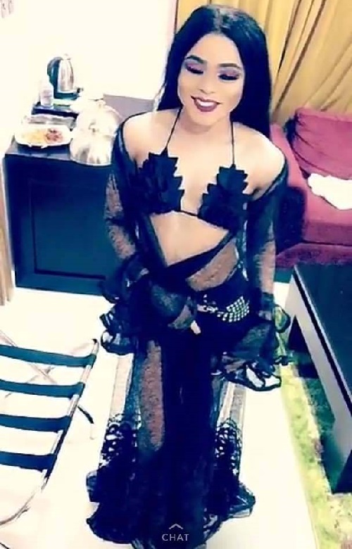 What Is He Hiding; Nigerian Transgender, Bobrisky Rocks Bikini for A Pool Party