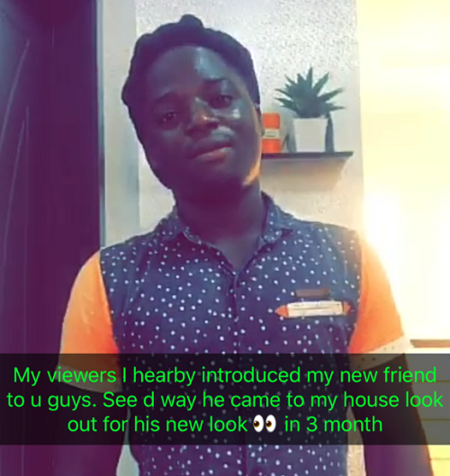 Just In: Meet Bobrisky’s New Gate-Man, Titus