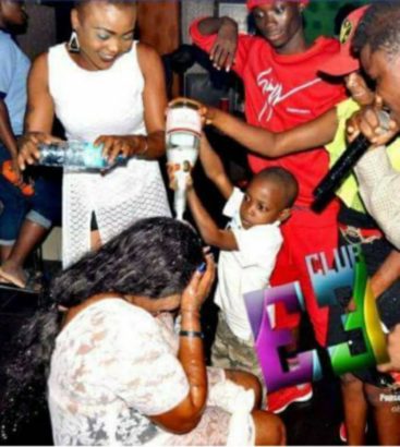 Lady Takes Her Son To Nightclub To Celebrate His Birthday In Ibadan [Photos]