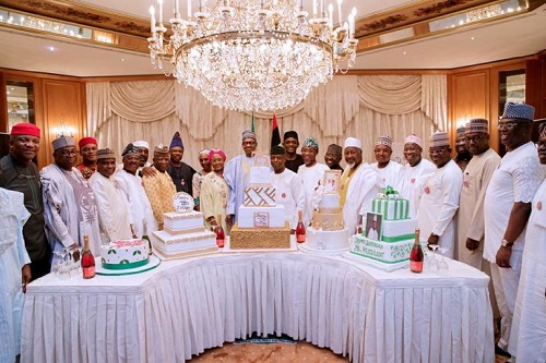Photo News: Photos From President Buhari Surprised Birthday Party