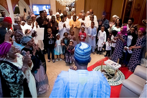 Photo News: Photos From President Buhari Surprised Birthday Party