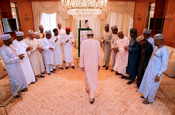 Lovely Photos As President Buhari Celebrates His 75th Birthday In Aso Rock