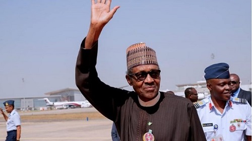 Photos News: President Buhari Returns To Nigeria After His Trip To Jordan