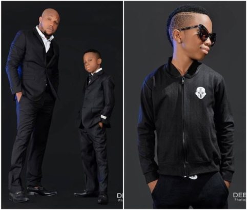 Actor Charles Okocha AKA Igwe Tupac,  Celebrates Son’s Birthday [Photos]