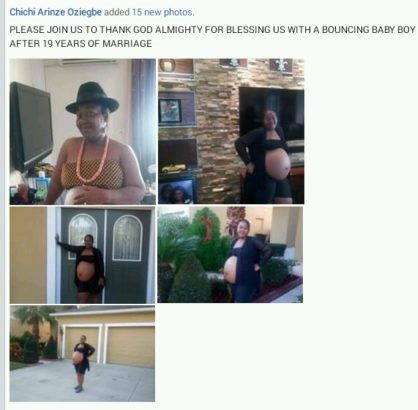 Endless Celebration As, Nigerian Couple Welcomes A Bouncing Baby Boy After 19 years Of Marriage