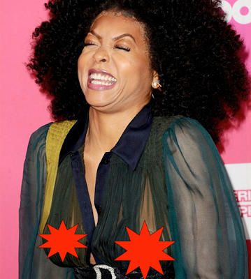 Taraji P Henson, AKA Empire’s Cookie Lyon, Shows Up On Red Carpet Braless [Photos]