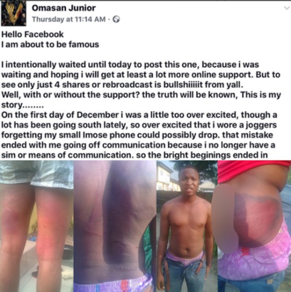 Corp Member Flogged Blue Black In Kebbi After Accused Of Stealing Chickens [Photos]