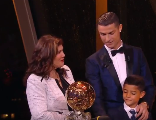 Cristiano Ronaldo Wins 2017 Ballon d’Or, Equals Messi’s Record