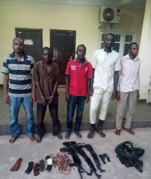 Police Parade 30 Notorious Kidnappers, Armed Robbers Terrorizing Okene-Lokoja-Kabba Road [Photos]