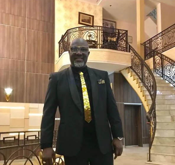 Check Out Senator Dino Melaye's Gold Tie To Senator Saraki's Daughter's Wedding In Abuja [Photos]