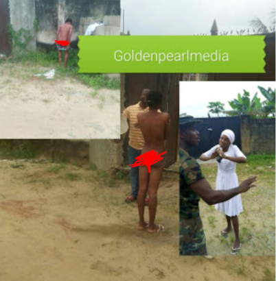 Bittered Dumped Lady Caught While Trying to Kill Ex-Lover’s Children, Disgraced in Lagos [Photos]