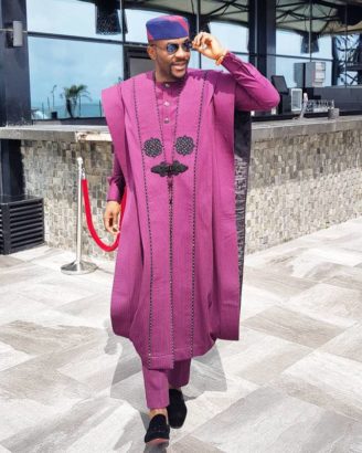 Little Boy Slays In Ebuka’s Famous Agbada On His Birthday