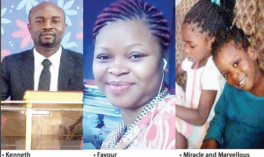 Heart Breaking Photos Of Family Of  4 That Burnt To Death In Lagos