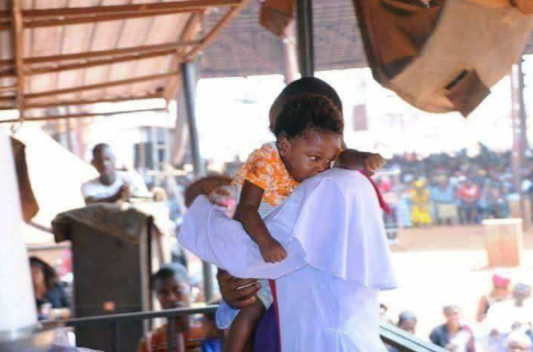 Fr. Mbaka Resurrects Dead Baby During Church Crusade In Enugu [Photos]