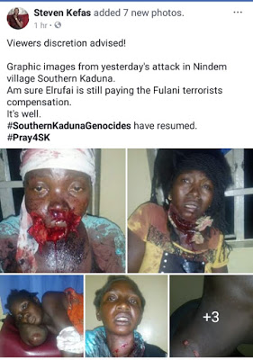 Suspected Fulani Herdsmen Attack Kaduna Again, ‘Butcher’ Many In Nindem Village [Photos]