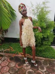 Lady Designs Clothe Made With C0ndom For HIV Awareness [Photo]