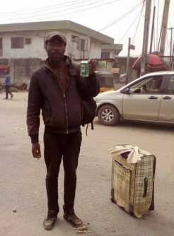 Nigerian Man Who Returned from London for Christmas allegedly Runs Mad, Seen Roaming The Streets Of Lagos [Photos]