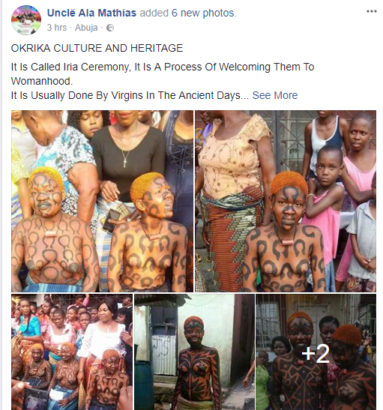 Photos Of Virgins As They Were Initiated Into Womanhood In Okrika, Rivers State [18+]