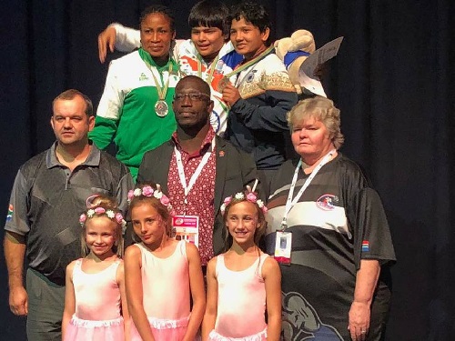 Nigerian Female Olympic Wrestlers Wins Big at The Commonwealth Championships [Photos]