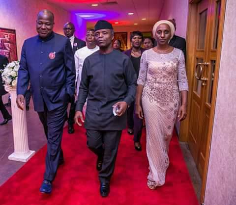VP Osinbajo, Wife, Yakubu Gowo,  Other Dignitaries,  Attends  2017 Aso Villa Christmas Concert [Pictures]