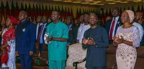 VP Osinbajo, Wife, Yakubu Gowo,  Other Dignitaries,  Attends  2017 Aso Villa Christmas Concert [Pictures]